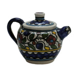 Palestinian Hand painted Art Ceramic pitcher