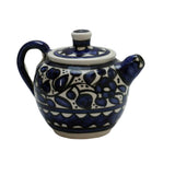 Hand painted Floral Ceramic Teapot Pitcher 