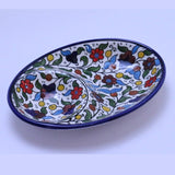 2 Section Oval Divided Serving Dish
