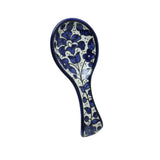 Hebron Ceramic hand painted Floral Spoon Rest 