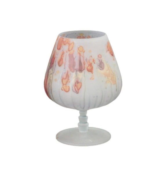 crystal goblet hebron glass