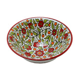 Floral Ceramic Bowl Hebron Ceramic